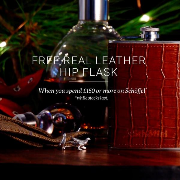 Free Hip Flask When You Spend £150 or more on Schöffel